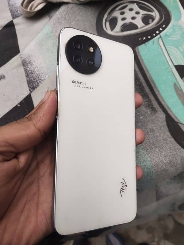 itel S23 8+8 128gb white 1