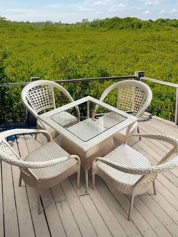 Rattan dining set for garden, taress, rasturrant and cofe shope/heaven 2