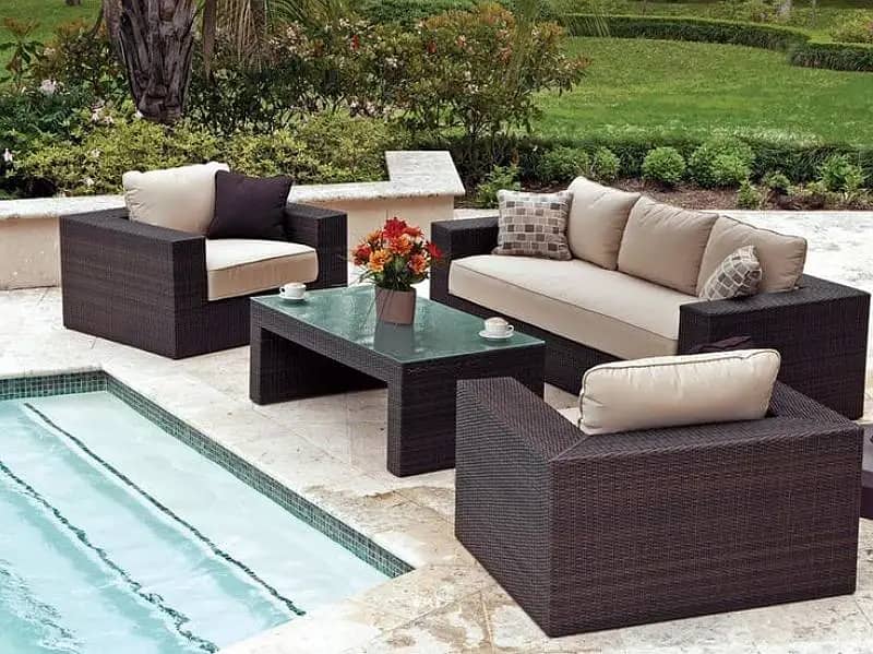 rattan furniture/rattan sofa/dining table/outdoor chair/cane sofa set 18