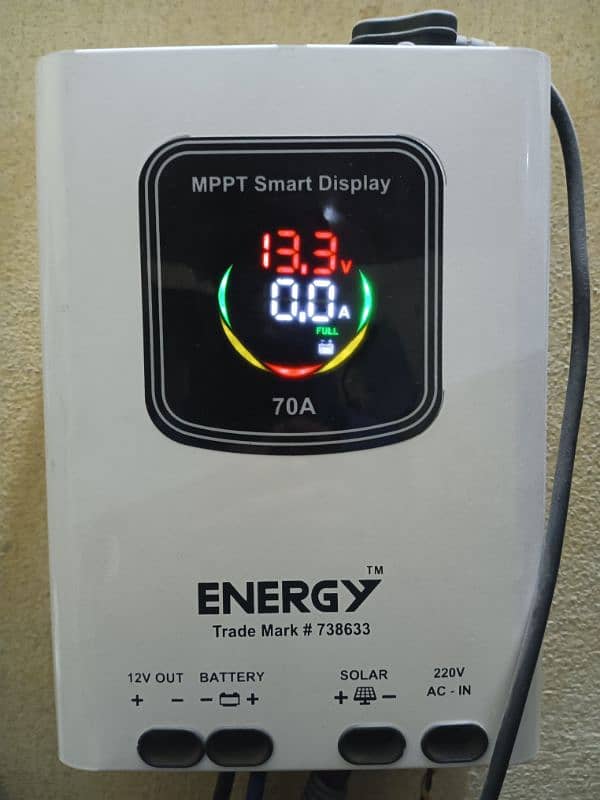 Energy mppt hybrid controller 70 amp 10 months warranty available. 0