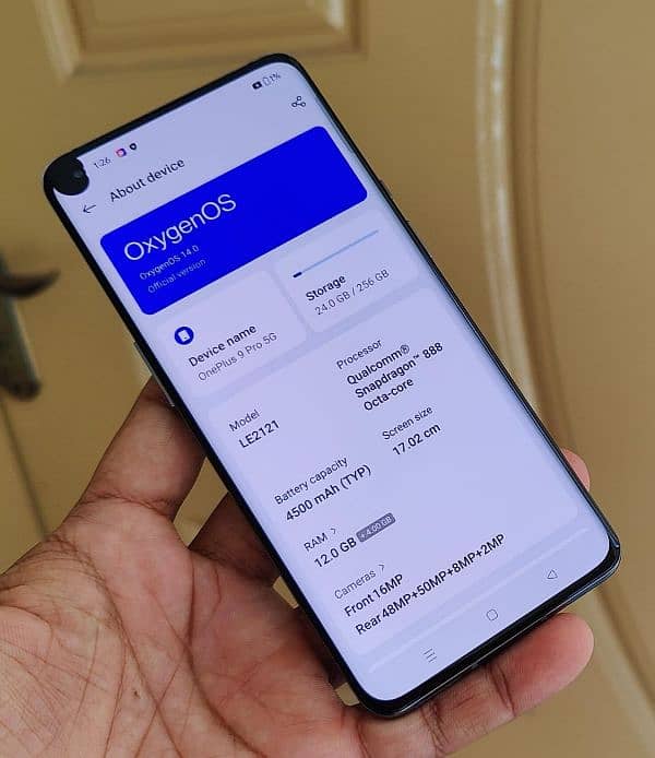 OnePlus 9 Pro (12GB/256GB) All Ok, Exchange Also 1