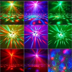 Party Light Dj 3-Head Disco Ball Light with Pattern Projection an