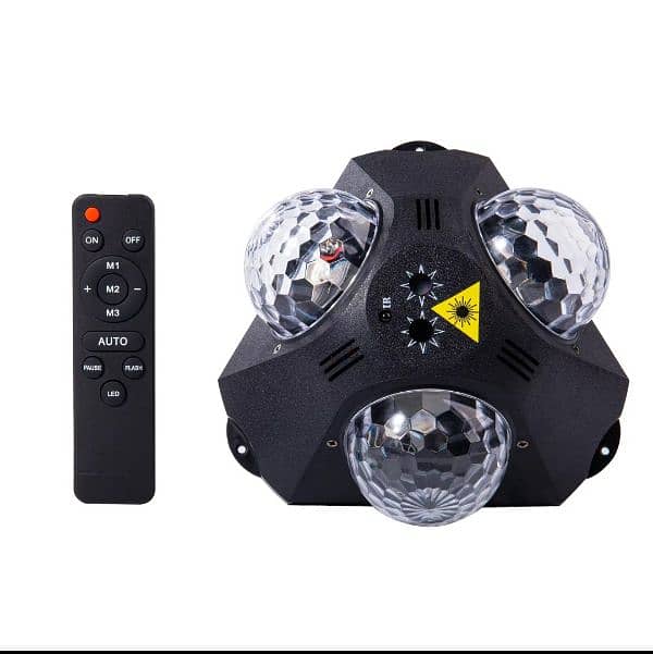 Party Light Dj 3-Head Disco Ball Light with Pattern Projection an 14