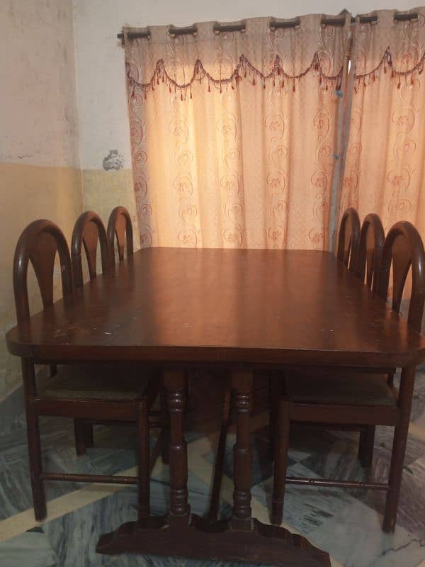 Dining Table with 6 Chairs 4