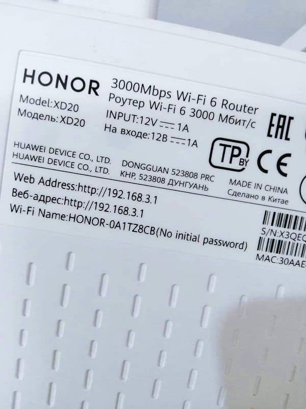 huawei Honor router XD20 3000Mbps Wifi-6 (Branded) (Stock Available ) 3