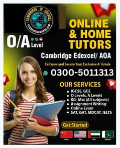 Best Home Tutors |O Level & A levels |Online Tutoring