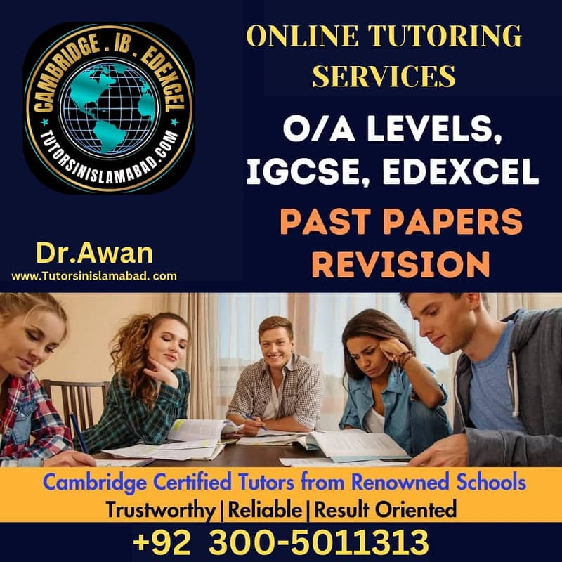 Home Tutor, Home Tution, Online Tutor, O/A Levels, KG,FSC,IELTS,Matri 0