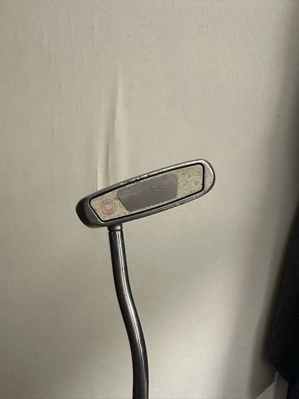 odyssey white steel putter 2 ball 1