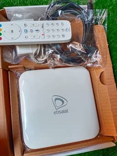 Etisalat Android Tv Box (version 7,9) (branded)