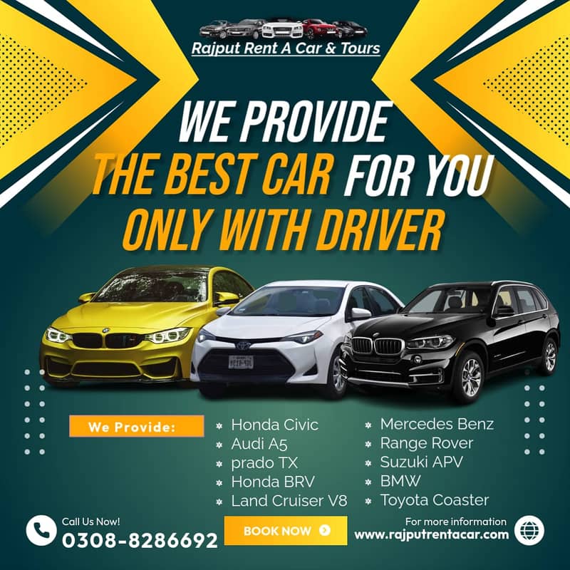 Range Rover | Mercedes | Audi | BMW | V8 | Prado | Revo, Rent A Car 0