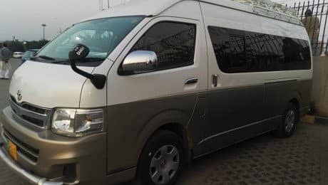 Rent A Car Coaster Bus Grand Cabin Hiace Prado Fortuner V8 Car Rental 6