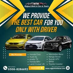 Rent A Car/Car Rental/Audi/V8/Mercedes/Honda Civic/Land Cruiser/BRV