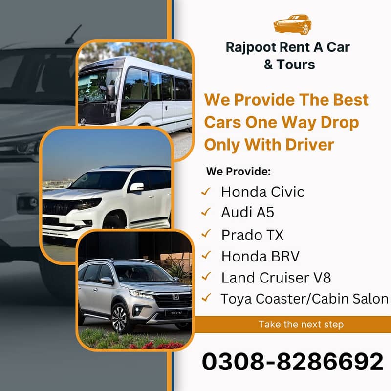 Car Rental - Rent a Car- Wedding & Tours - Corolla, Prado, Civic, Revo 0