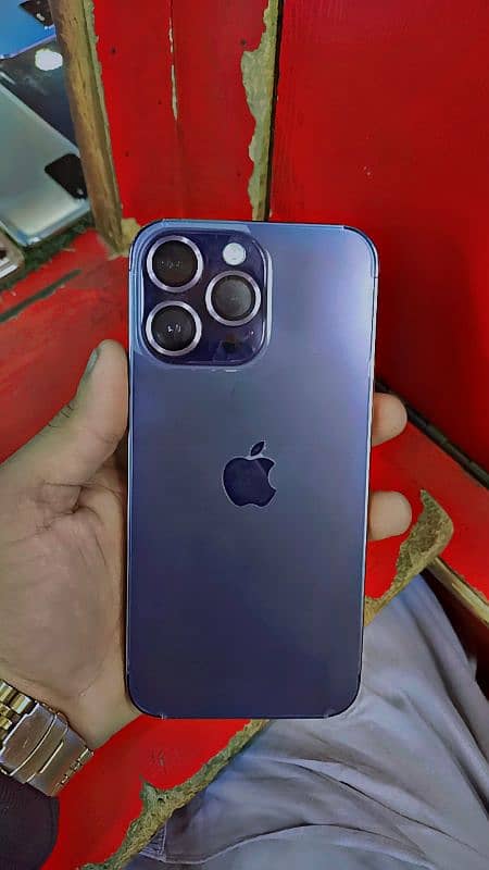 iphone 14PRO . MAXX . . 128GB/ deep purple. . factory. unlock. . bettry. 100 7