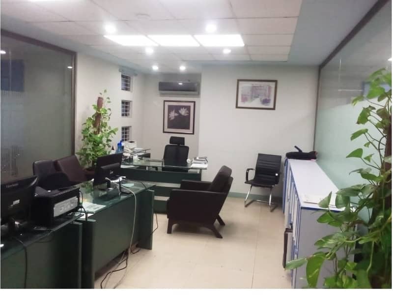 Sami Furnished Area 4500 Sq. Ft Corporate Office Available For Rent On Reasonable Rent Garden Town Lahore 0