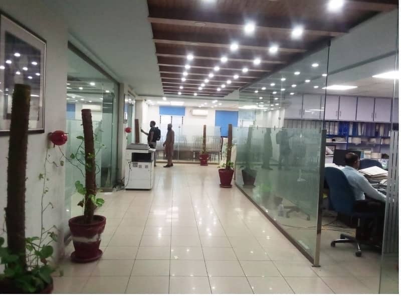 Sami Furnished Area 4500 Sq. Ft Corporate Office Available For Rent On Reasonable Rent Garden Town Lahore 1