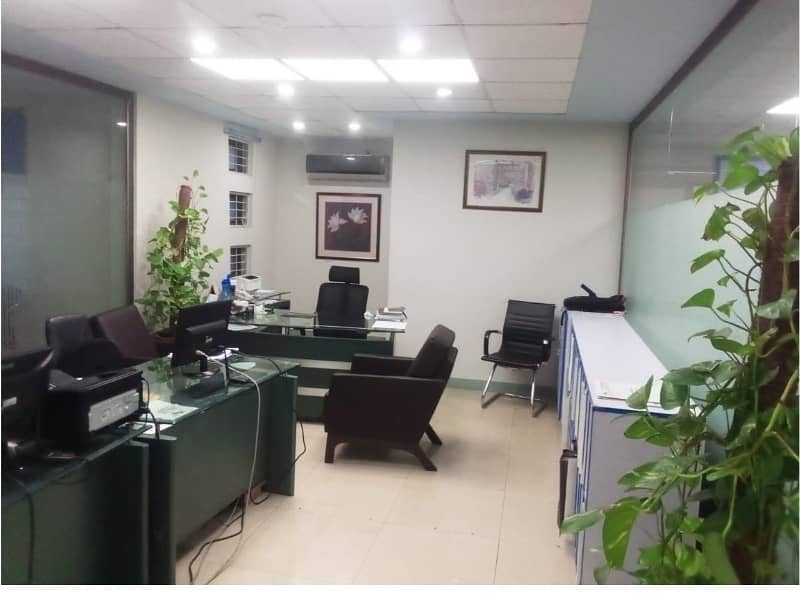 Sami Furnished Area 4500 Sq. Ft Corporate Office Available For Rent On Reasonable Rent Garden Town Lahore 4