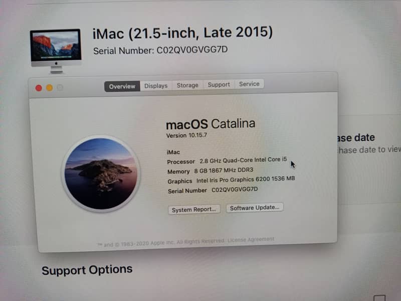 Apple iMac2015 Core i5, 21 inche,16GB Ram,1.02TB FusionDrive(32GB+1TB) 2