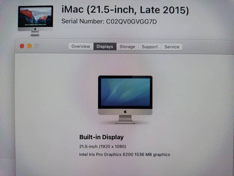 Apple iMac2015 Core i5, 21 inche,16GB Ram,1.02TB FusionDrive(32GB+1TB) 5