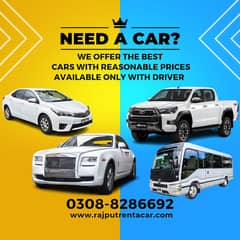 Rent A Car in Lahore- Rivo, Land Cruiser, Civic, Parado, Corolla, Alto