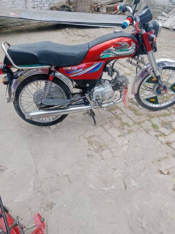 United CD 70 CC Bike for sale 4