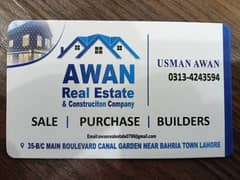 6 MARLA HOT LOCATION PLOT AVAILABLE FOR SALE IN CANAL GARDEN NEAR TOWN LAHORE