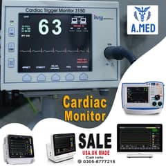 Cardiac Monitor, ICU Monitor, Portable BP Patient monitor UK Imported