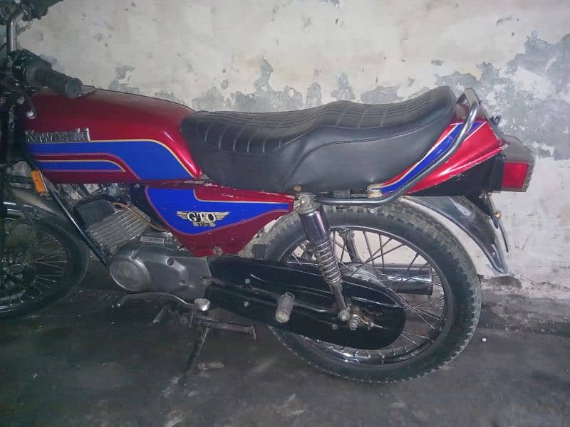 Kawasaki gto 125 for sale in lahore 1991 model sleave cylender 1