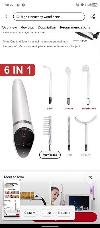 Anti Aging Acne Treatment Machine 7