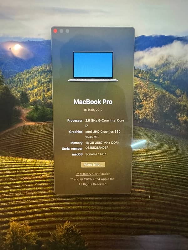 Macbook pro 2019 16-inch 1