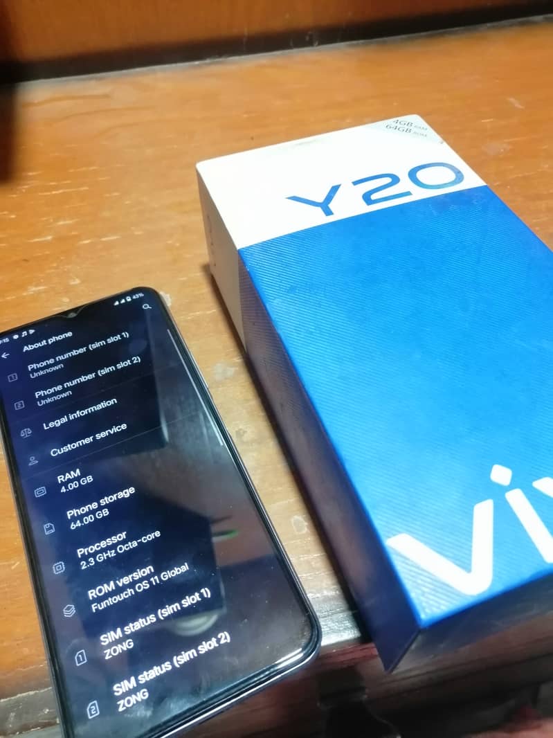 Vivo Y20 + BOX 4/64 1