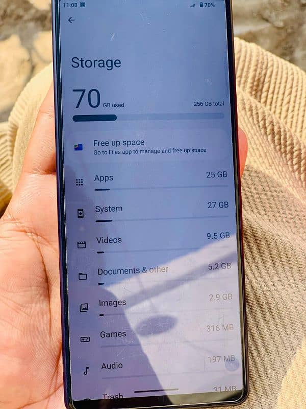 Sony Xperia 1 Mark 3 change option have 1