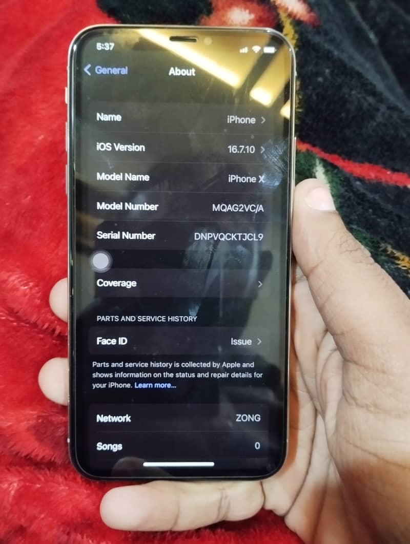 iphone x 256gb pta Approve 4