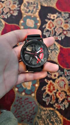 New Gtr rim design watch not used with box dial also spin