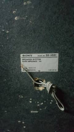 sony speakera sa h551