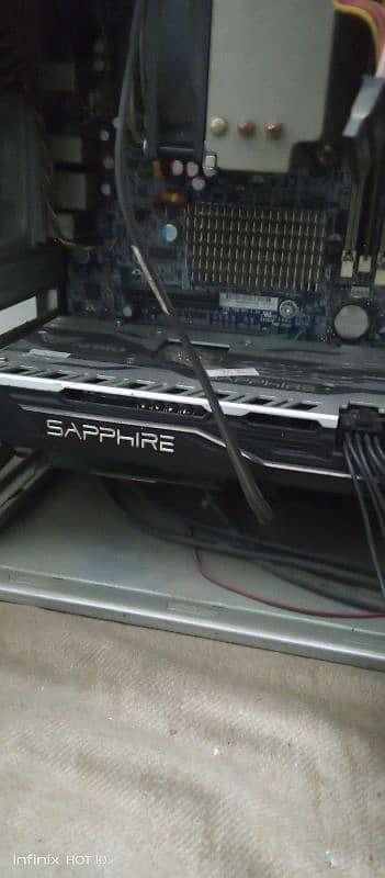 Gaming PC with Sapphire Pulse RX 580 8GB/LCD/KEYBOARD AND MOUSE 1