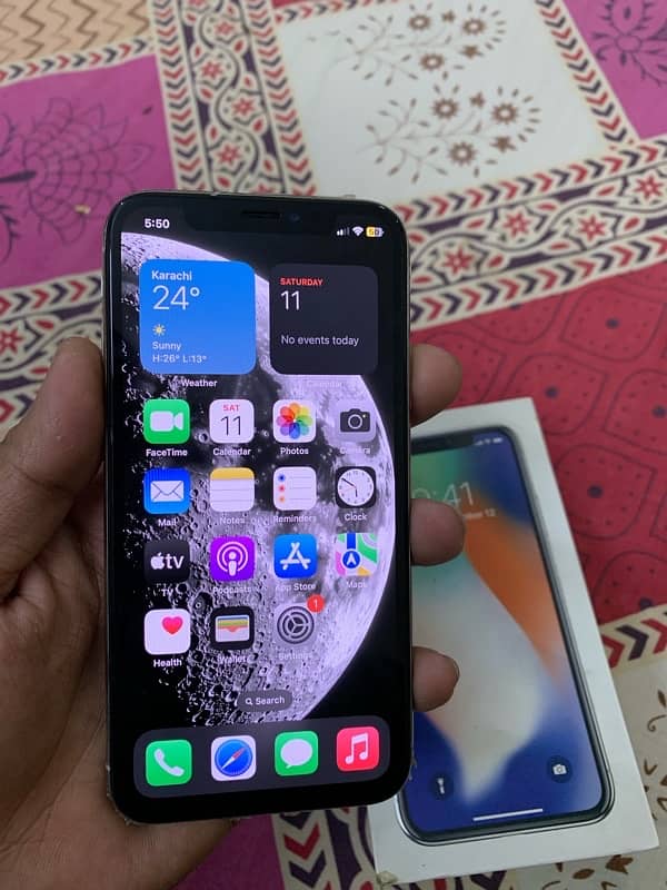 iphone x 64gb with box 4