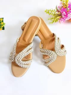 Fancy Women's Synthetic Leather Flats - 1 Pcs