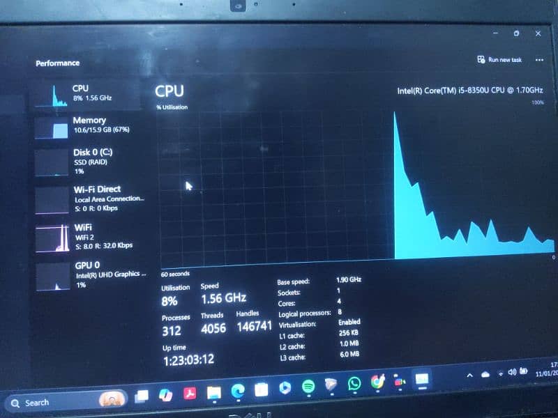 dell latitude 16/256gb almost new good battery 0