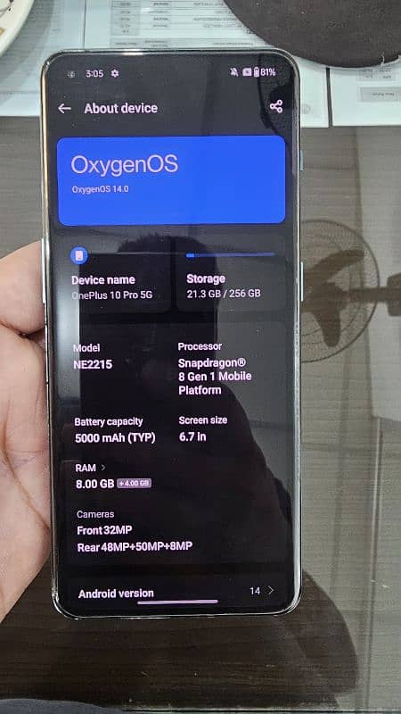 OnePlus 10 Pro 5G Dual Sim official PTA approved 5