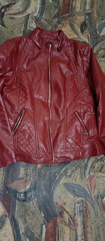 leather Girl Coat 3