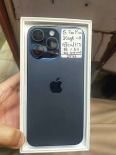 I Phone 15 Pro Max 256GB Official PTA Approved