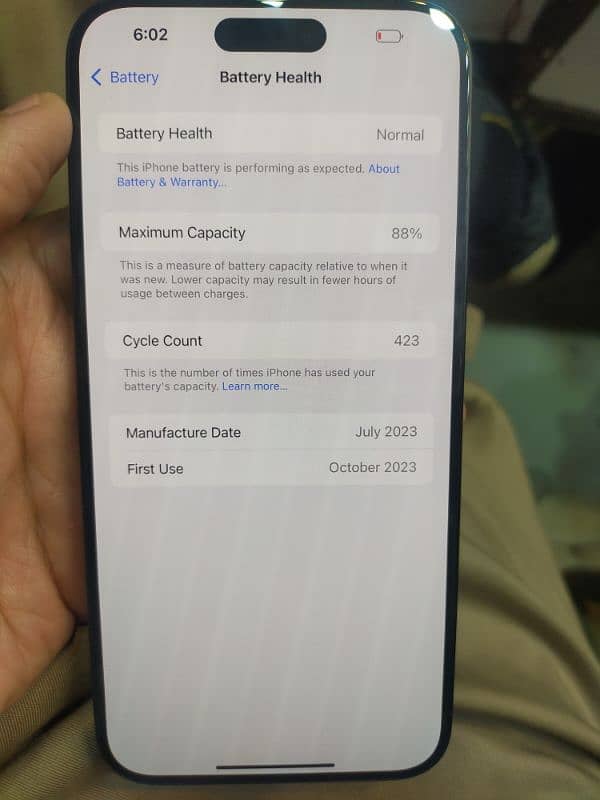 I Phone 15 Pro Max 256GB Official PTA Approved 1