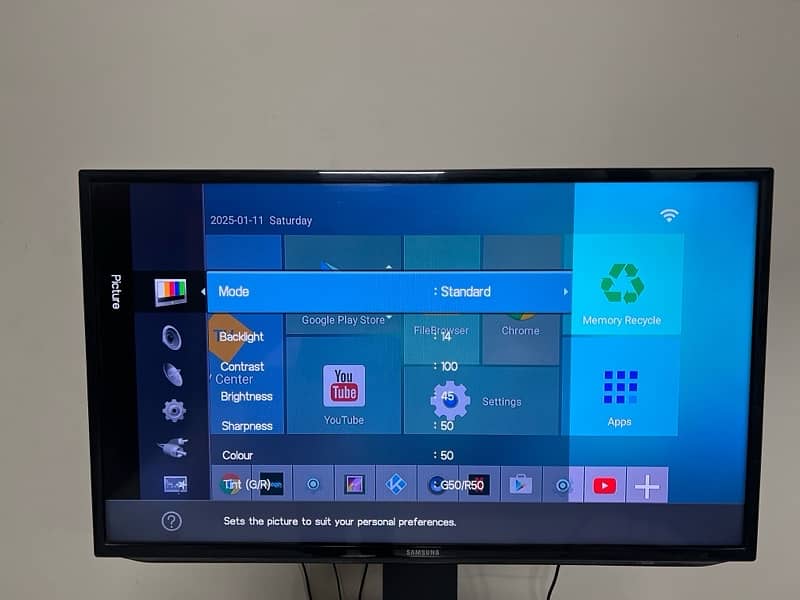 Samsung LED with TV stand/cart 5