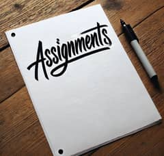 I will write hand writte soft form assignments and research papers.