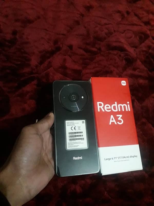 Redmi a3 4gb 64gb just 20 days used 2