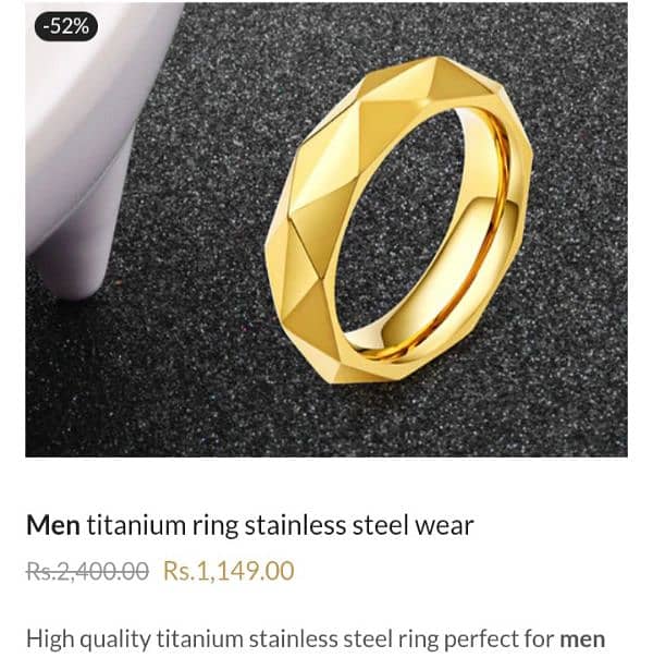 Rings available for men 1