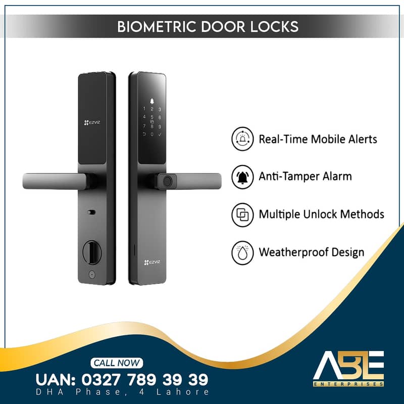 Biometric Electric door lock magnetic bolt, access control 0