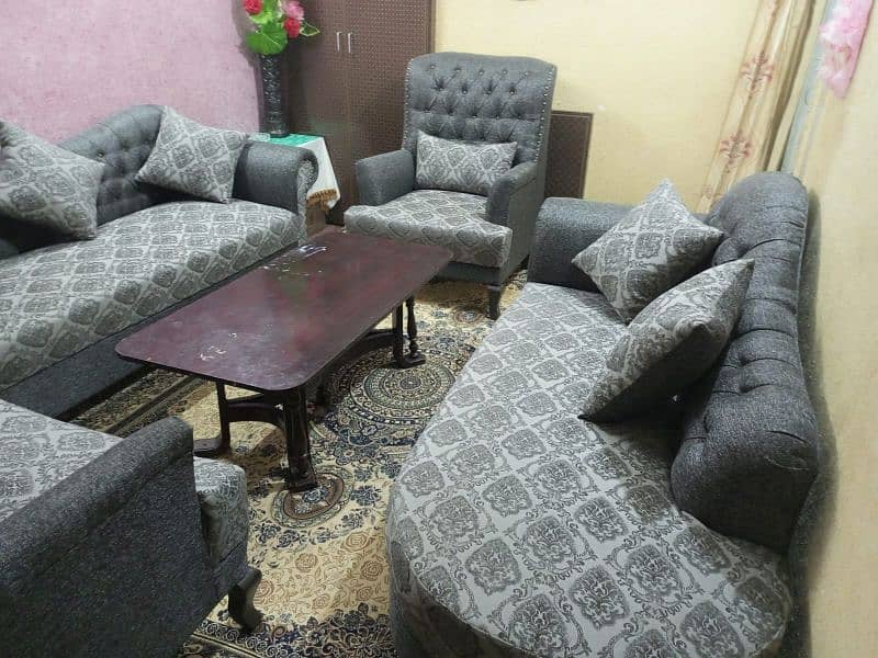 sofa seven seater along with deewan 0