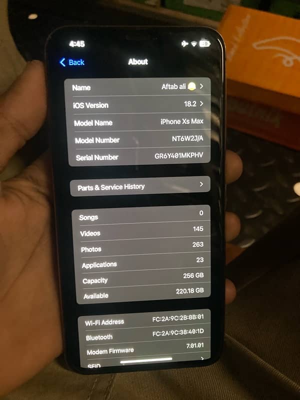 iPhone Xsmax non pta 256gb 7